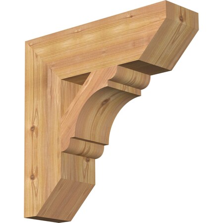 Ekena Millwork Olympic Slat Smooth Bracket, Western Red Cedar, 5 1/2"W x 20"D x 20"H BKT06X20X20OLY06SWR